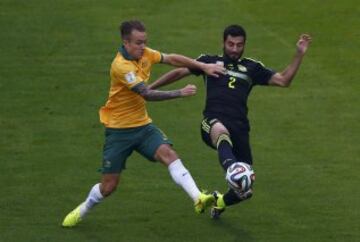 Adam Taggart y Raúl Albiol.