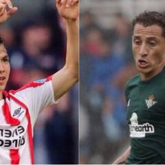 'Chucky' Lozano, líder goleador; Guardado, líder de asistencias