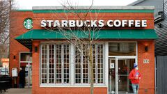 Why did Starbucks close 7 of its stores in downtown San Francisco last month?