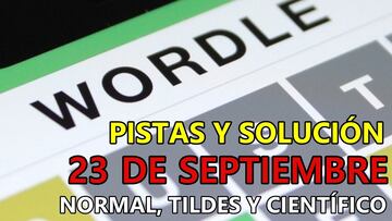 wordle 23 septiembre pistas