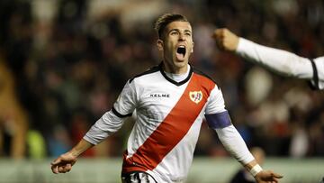 Embarba celebra su gol ante el Eibar.