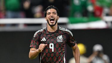 Raul Jimenez celebrates his goal 1-0 of Mexico during the game international friendly between Mexican National team (Mexico) and United States (USA) at Akron Stadium, on October 15, 2024, Guadalajara, Jalisco, Mexico.