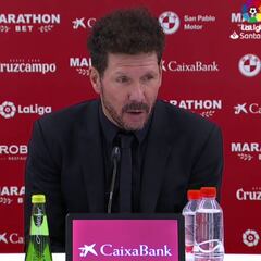 Simeone: "Diego está en su mejor momento físico"