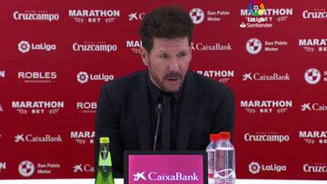 Simeone: "Diego está en su mejor momento físico"
