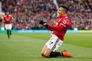 La brillante jornada goleadora de Alexis Sánchez en el United