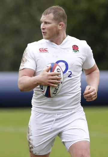 England captain goes through the paces during an England training session.