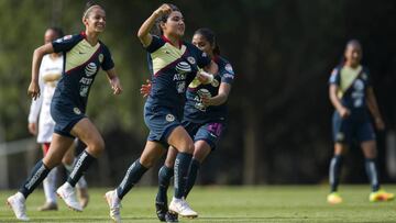 Las &quot;&Aacute;guilas&quot; reafirmaron su supremac&iacute;a en el Cl&aacute;sico Capitalino Femenil y ganaron por marcador de 2 goles por 0; las anotaciones fueron de Lucero y Casandra Cuevas.