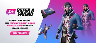 How to get the free Xander outfit in Fortnite with Refer a Friend 2022
