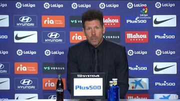 Simeone: "Hay que mejorar, nos están haciendo bastantes goles"