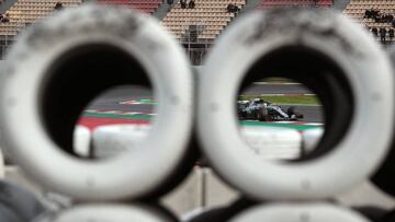 F1 Formula One - Formula One Test Session - Circuit de Barcelona-Catalunya, Montmelo, Spain - March 8, 2018. Lewis Hamilton of Mercedes during testing. Picture taken March 8, 2018. REUTERS/Albert Gea