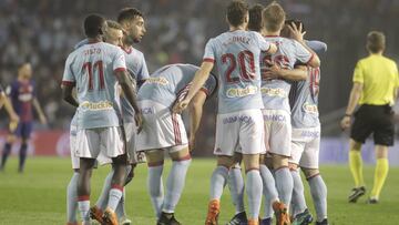 Jugadores del Celta.