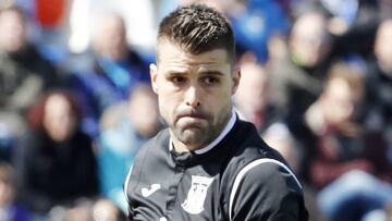 Cuéllar, en un partido con el Leganés.