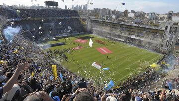 La Bombonera, de Boca Juniors.