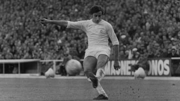 Pepe Macanás en su etapa como jugador del Rea Madrid.