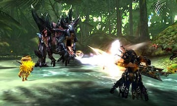 Captura de pantalla - Monster Hunter X (3DS)