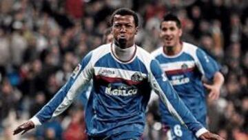 <b>SEIS GOLES. </b>Uche sólo ha marcado seis goles pero puede llegar a tiempo de ayudar en el sprint final.