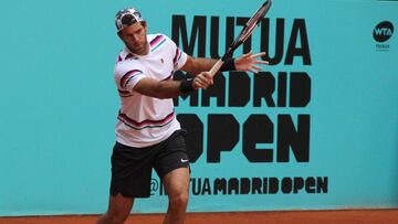 01/05/19  MARTIN DEL POTRO TENISTA ENTRENANDO EN LA CAJA MAGICA