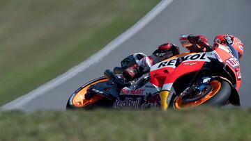 Marc Márquez en Brno.