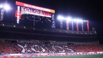 La cancha del estadio Caliente se convierte en emparrillado