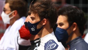 Pierre Gasly, molesto por la renovación de Checo Pérez con Red Bull