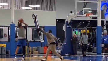 The Mavs face the Spurs and Victor Wembanyama’s 8-foot wingspan on Wednesday to open the season and the preparations they made for it are going viral.