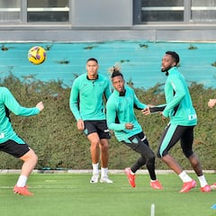 Iñaki Williams vuelve al grupo en el que solo Djaló es baja ante el Espanyol