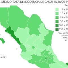 Mapa y casos de coronavirus en México por estados hoy 21 de abril