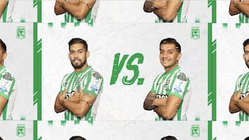 Jeison Guzmán vs Andrade en el reto del palo de Nacional