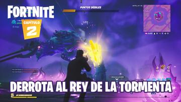 Fortnite Capítulo 2 - Desafío de Fortnitemares: derrota al Rey de la Tormenta