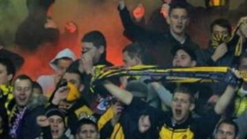 Multas a Sevilla y Getafe al no impedir las bengalas