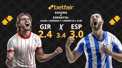 Girona FC vs. RCD Espanyol: horario, dónde ver, pronósticos y clasificación