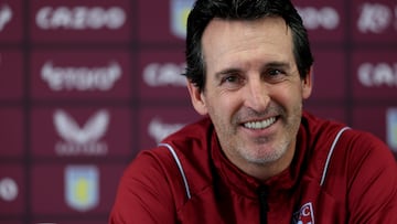 Unai Emery, técnico de Aston Villa