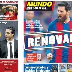 La renovación de Messi y la presión de Verratti