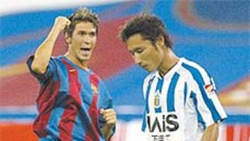 <b>GOLEADOR. </b>Luis García fue la grata sorpresa de la gira asiática.