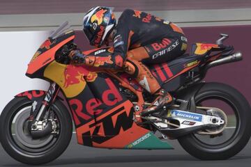 Pol Espargaró con la KTM en Qatar.