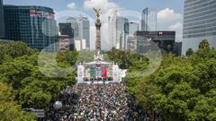 El Ángel se volvió a vestir de verde tras pase a Octavos