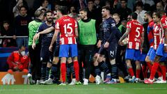 Tensions high as Manchester City advance past Atleti in Champions League