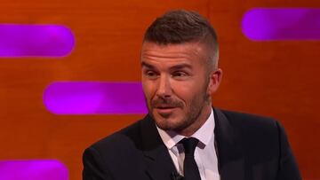 La divertida reacción de Beckham cuando a su hija le dan una patada entrenando