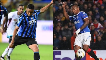 Luis Muriel y Alfredo Morelos, entre los goleadores colombianos en 2019.