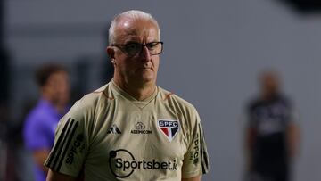 Dorival Júnior en un partido de Sao Paulo.