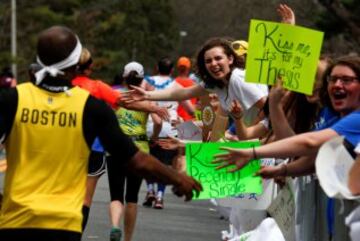 Maratón de besos en Boston