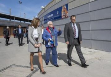 Victoria Pavón, Jesús Polo y Santiago Llorente. 