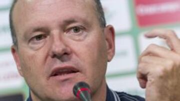 El entrenador del Real Betis Balompié, Pepe Mel.