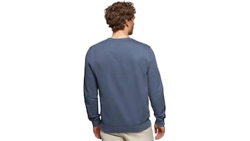 Sudadera bsica de Polo Club azul marino para hombre