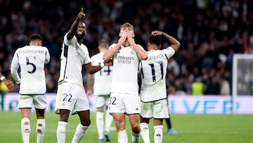 29/11/23 PARTIDO FASE DE GRUPOS CHAMPIONS LEAGUE
REAL MADRID - NAPOLES
ALEGRIA GOL 3-2 NICO PAZ DEBUT