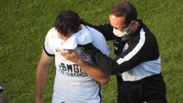 Mauro Boselli sufre fractura en la cara tras choque en la cancha