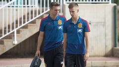 Pol Lozano y Dani Olmo.