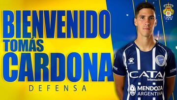 Las Palmas anuncia la cesión de Tomás Cardona