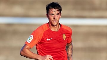 Antonio Ra&iacute;llo durante un partido con el Mallorca.