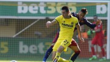 Bruno Soriano y Neymar.